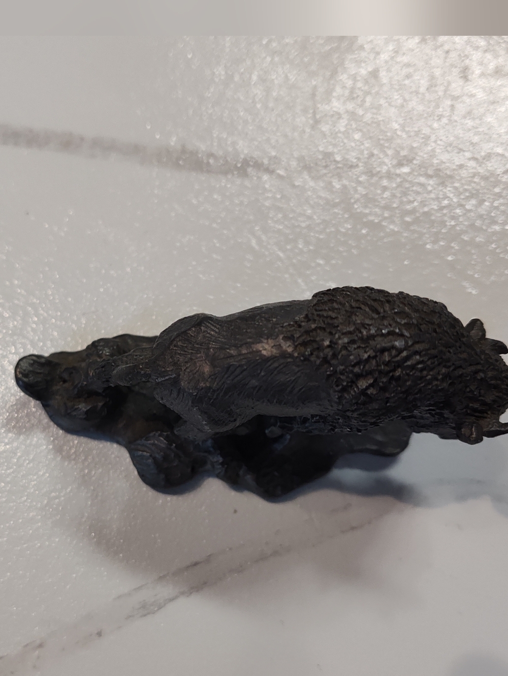 American Buffalo / Bison Figurine - Vintage - Pewter - Handcrafted - Made In USA - Picture 2 of 13
